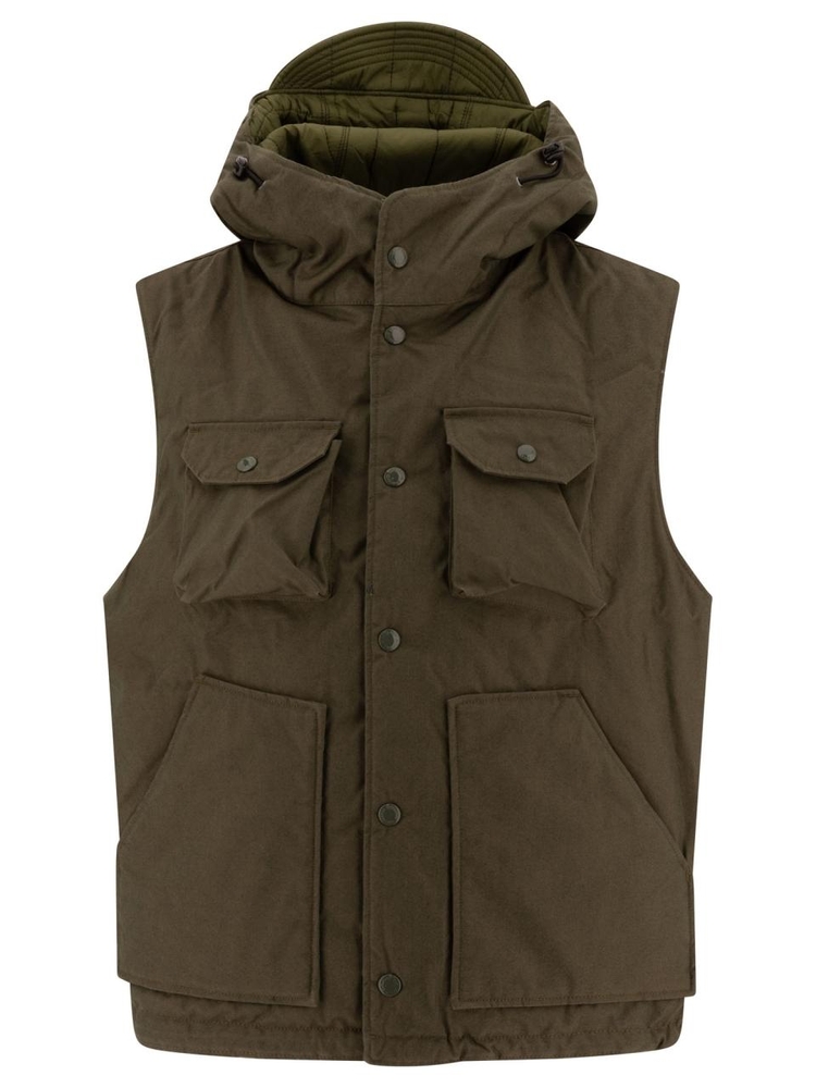 엔지니어드 가먼츠 FW24 Field vest jacket 24F1C004EU001 Green