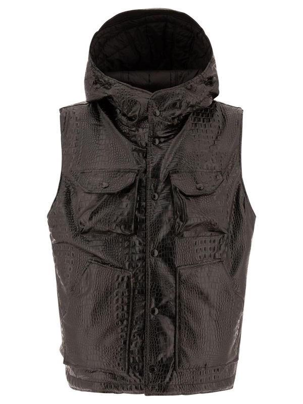 엔지니어드 가먼츠 FW24 Field vest jacket 24F1C004LZ002 Black  