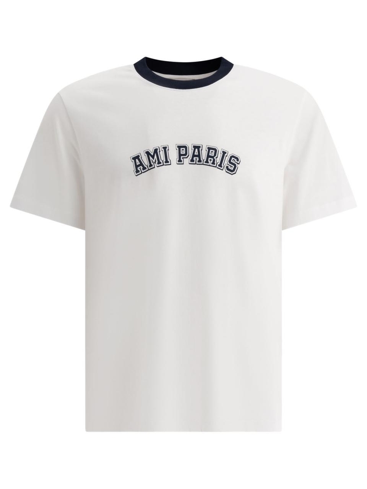 아미 FW24 Ami Paris t-shirt UTS047.724100 White