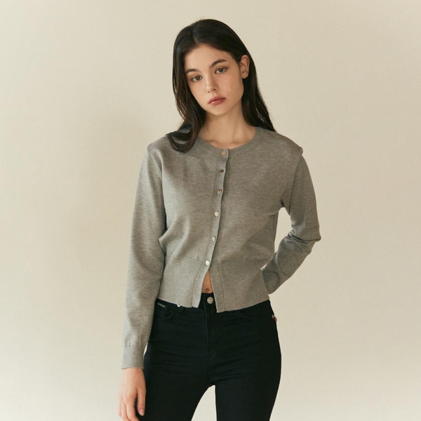 BASIC CARDIGAN_GRAY