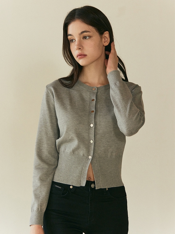 BASIC CARDIGAN_GRAY