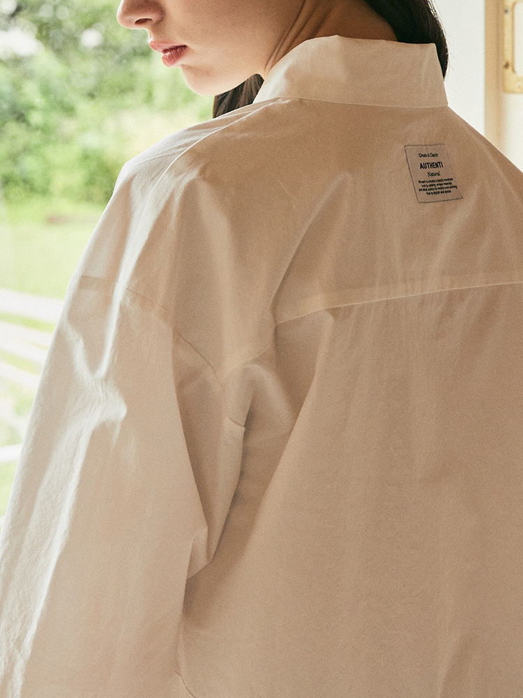 FLARED POCKET SHIRT_IVORY