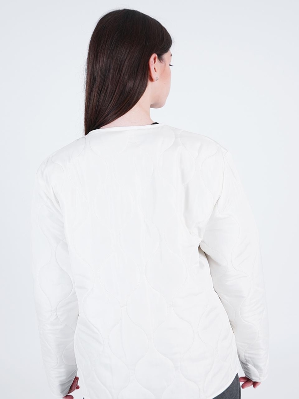 Quilting Light Up Down Jacket (White)