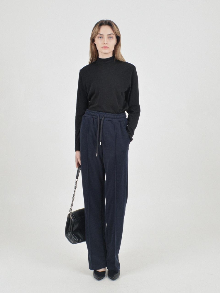 Essential Banding Knit Pants (Navy)