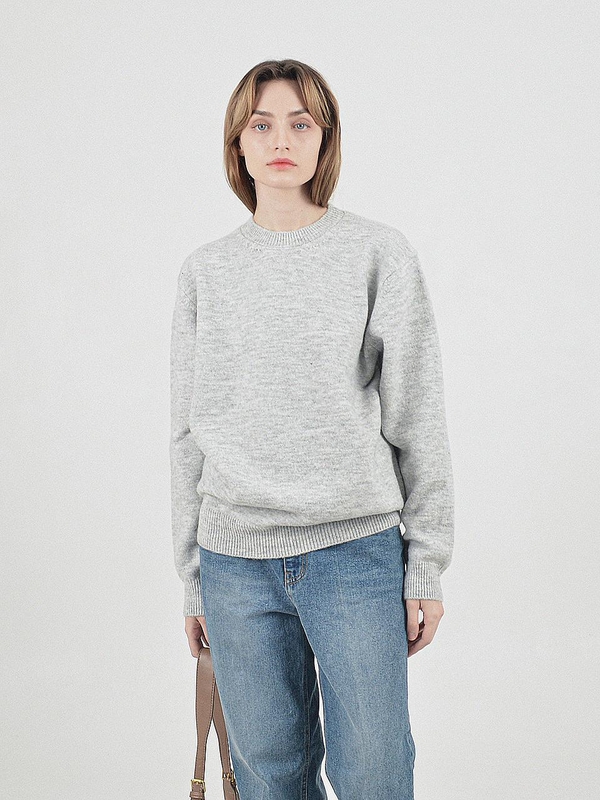 Anti-Filling Soft Wool Knit (Melange)