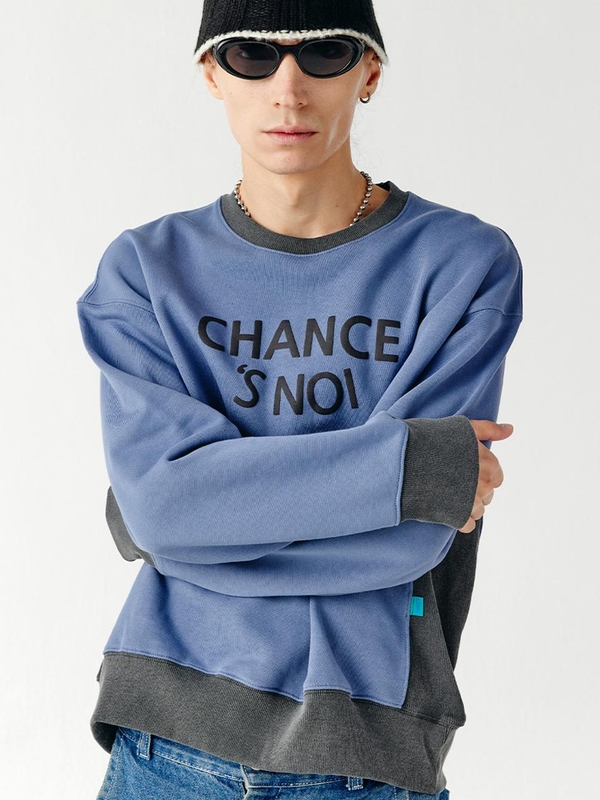 S`noi Sweat Shirt (Mix-Blue)