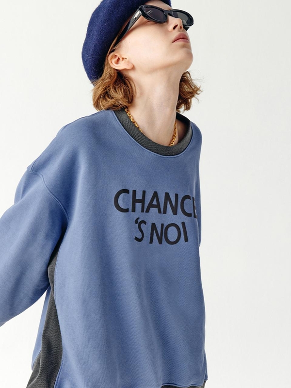 S`noi Sweat Shirt (Mix-Blue)