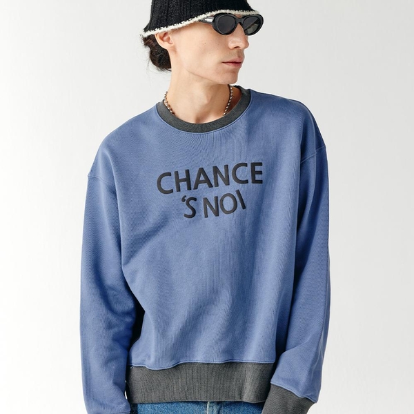 S`noi Sweat Shirt (Mix-Blue)