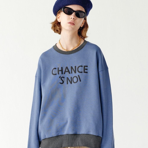 S`noi Sweat Shirt (Mix-Blue)