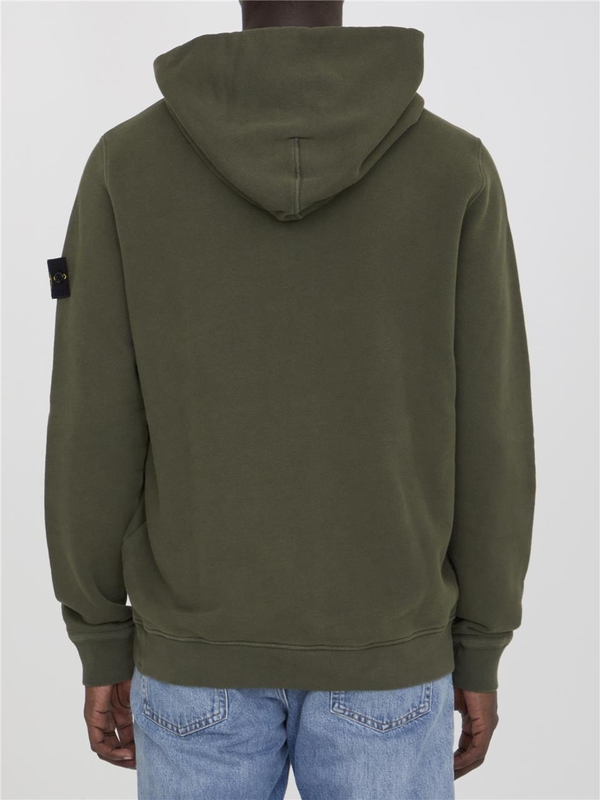 스톤아일랜드 FW24 Cotton hoodie 811561041_V0159 GREEN