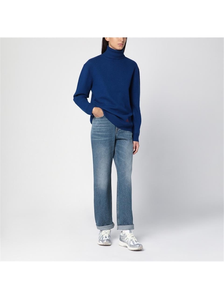 아페쎄 FW24 A.P.C. Blue wool turtleneck sweater WVBDK-M23248WO Blue