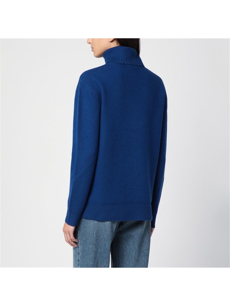 아페쎄 FW24 A.P.C. Blue wool turtleneck sweater WVBDK-M23248WO Blue