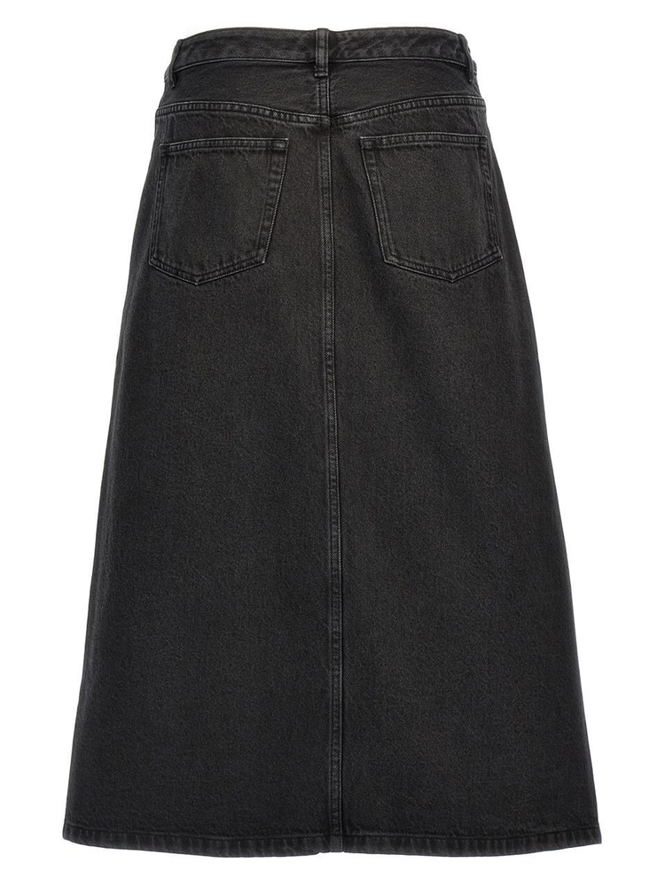 아페쎄 FW24 Tennesse skirt COHDKF06421LZE Black  