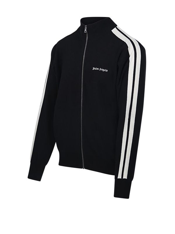 팜 엔젤스 FW24 CLASSIC LOGO KNIT TRACK JACKET PMHA028F24.KNI001 Black