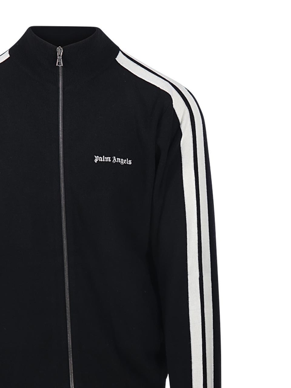 팜 엔젤스 FW24 CLASSIC LOGO KNIT TRACK JACKET PMHA028F24.KNI001 Black