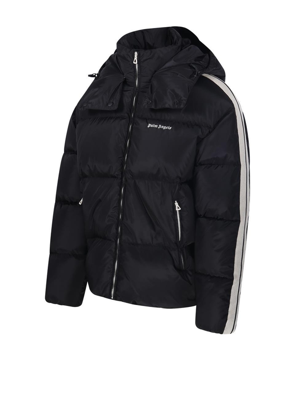 팜 엔젤스 FW24 HOODED TRACK DOWN JACKET PMED028C99.FAB001 Black