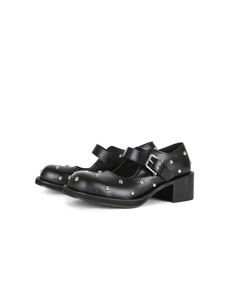 BROCLE MARY JANE [BLACK STUD]