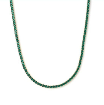 [해외배송] 24SS 크리스탈 헤이즈 목걸이 팬던트 SERENA NECKLACE EMERALD