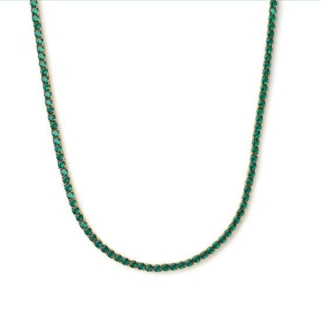 [해외배송] 24SS 크리스탈 헤이즈 목걸이 팬던트 SERENA NECKLACE EMERALD