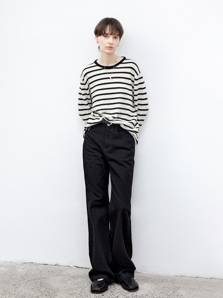 TG_Striped wool pullover sweater