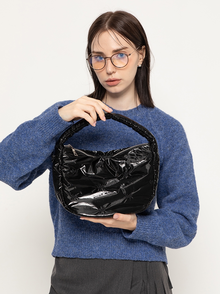 ［24FW］LKET QUILTING MINI TOTE BAG BLACK