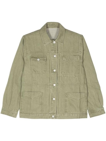 [해외배송] 24FW 오피신 제네랄 셔츠 W24WOTW601PRE 52621 LIGHT OLIVE GREEN