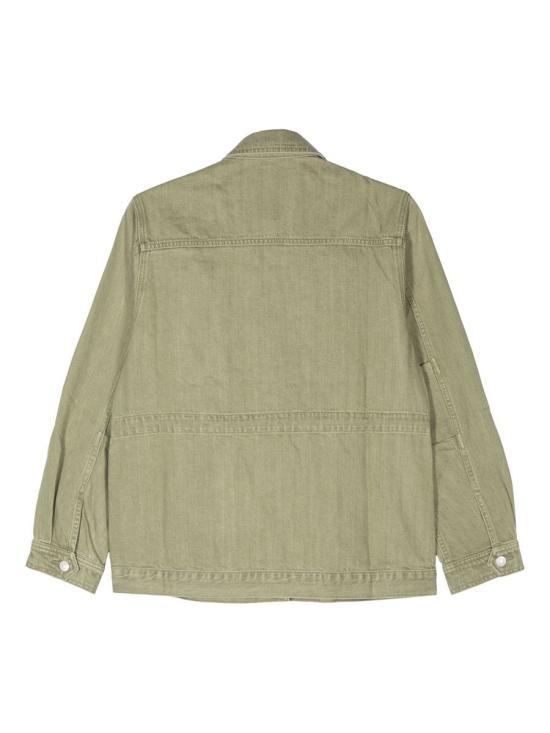 [해외배송] 24FW 오피신 제네랄 셔츠 W24WOTW601PRE 52621 LIGHT OLIVE GREEN