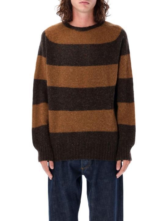 [해외배송] 24FW 와이엠씨 스웨터 P8XAB BS BROWN STRIPE