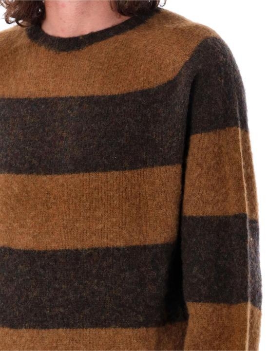 [해외배송] 24FW 와이엠씨 스웨터 P8XAB BS BROWN STRIPE