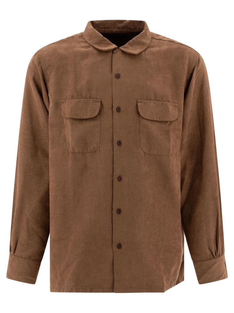 엔지니어드 가먼츠 FW24 Classic shirt 24F1A005CT274 Brown