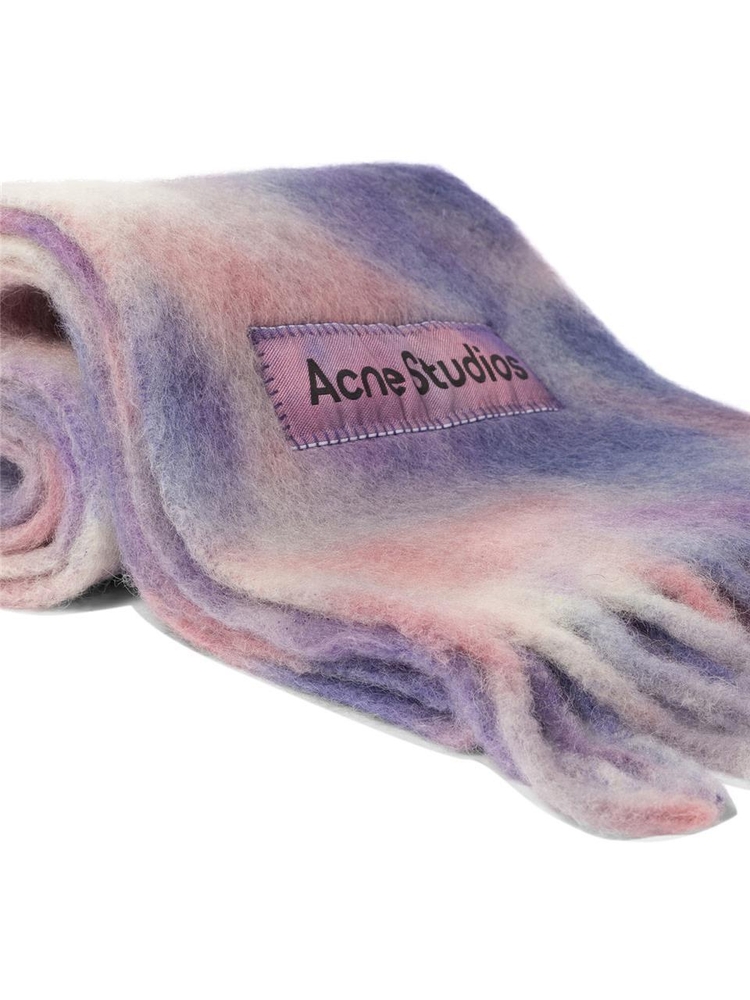 아크네 스튜디오 FW24 Tie-Dye scarf CA0284DQI Purple