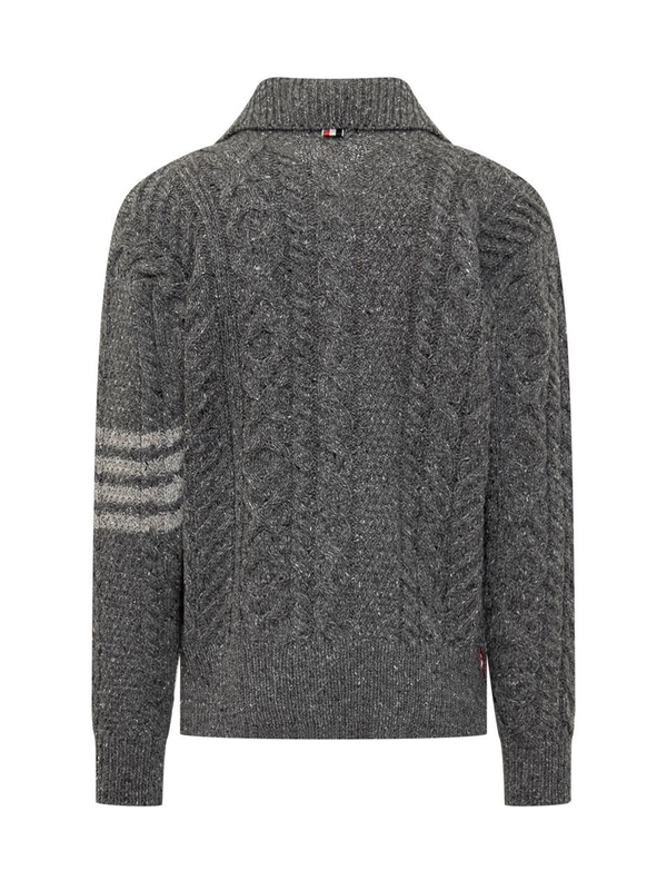 톰 브라운 FW24 THOM BROWNE Knitwear MKC558AY1506 035 MED GREY