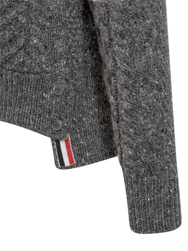 톰 브라운 FW24 THOM BROWNE Knitwear MKC558AY1506 035 MED GREY