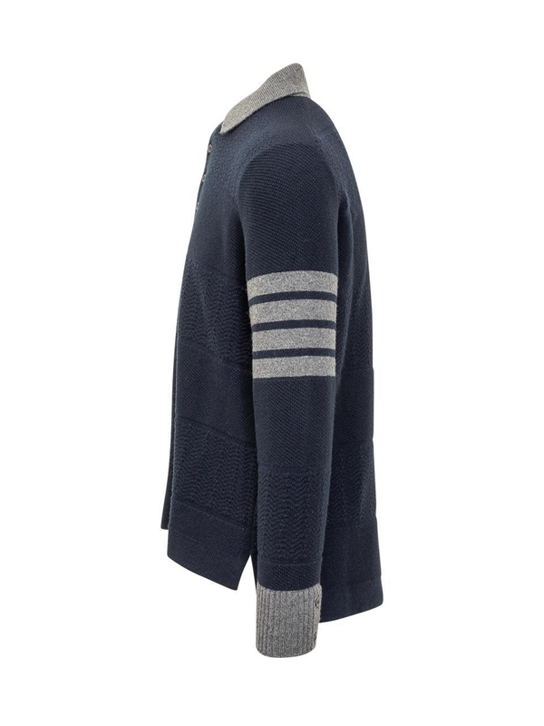 톰 브라운 FW24 THOM BROWNE Knitwear MKP127AY1030 415 NAVY