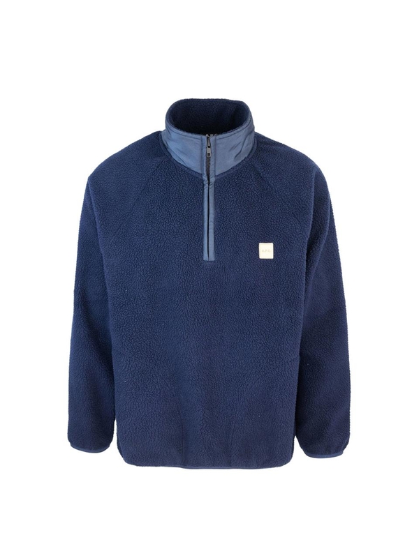 아페쎄 FW24 APC Half zip sweatshirt PSAIF-M27845IAK Blue