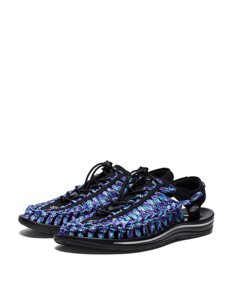 킨 SS24 Uneek Black Tillandsia Purple sandal 1028874BLACK TILLNDSIA PURPLE Multicolour