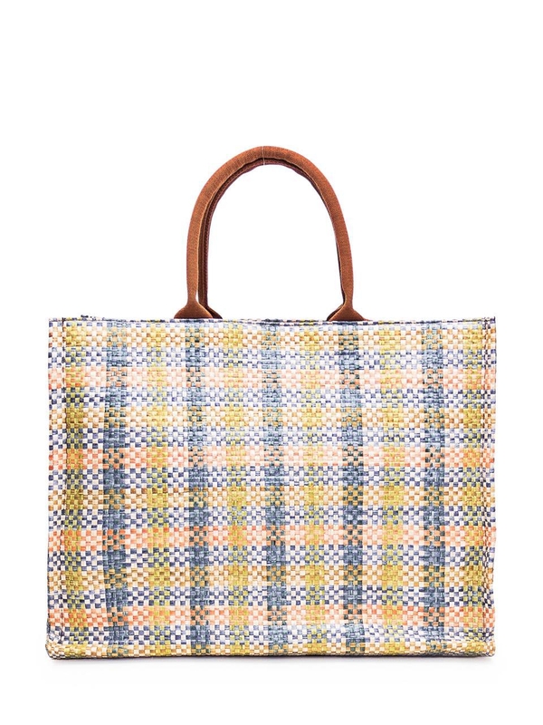 마르니 SS24 MARNI Shopping bag SHMP0078U5P6744 ZO754 LEMON/APRICOT/MOCA