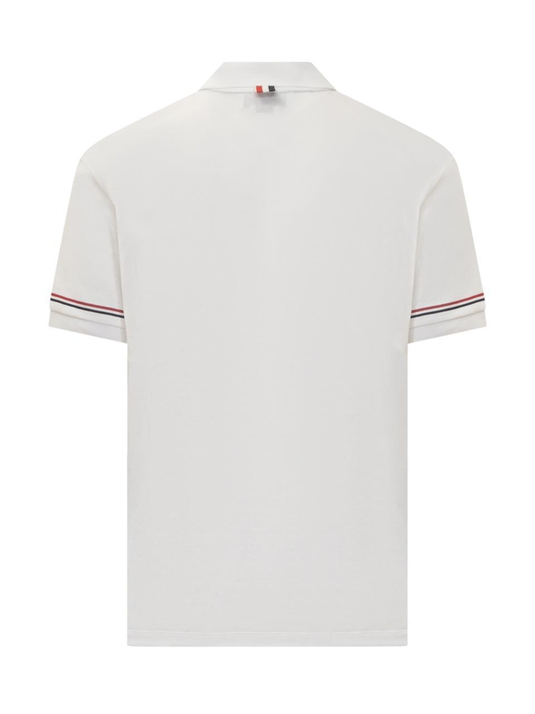 톰 브라운 SS24 THOM BROWNE Polo MJP193AJ0129 100 WHITE