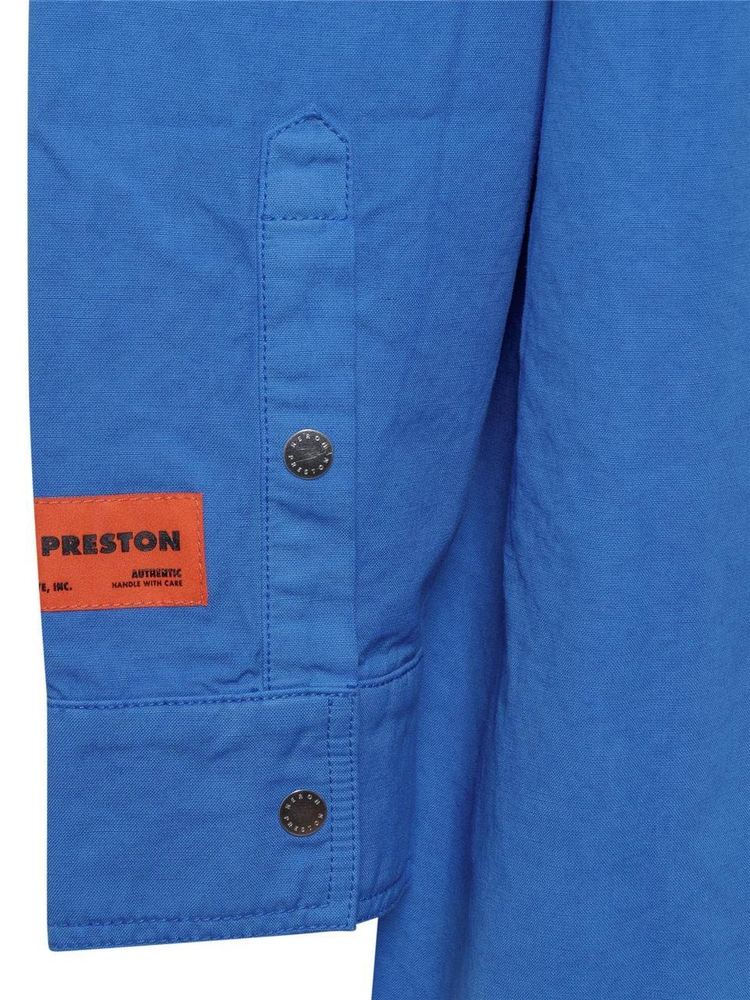 헤론프레스톤 FW22 HERON PRESTON Shirts HMGA031F22FAB001 4500 blue