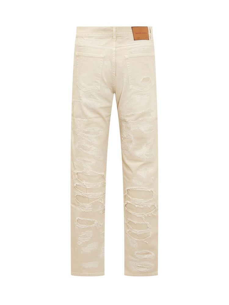 헤론프레스톤 FW23 HERON PRESTON Jeans HMYA011F23FAB001 0400 IVORY