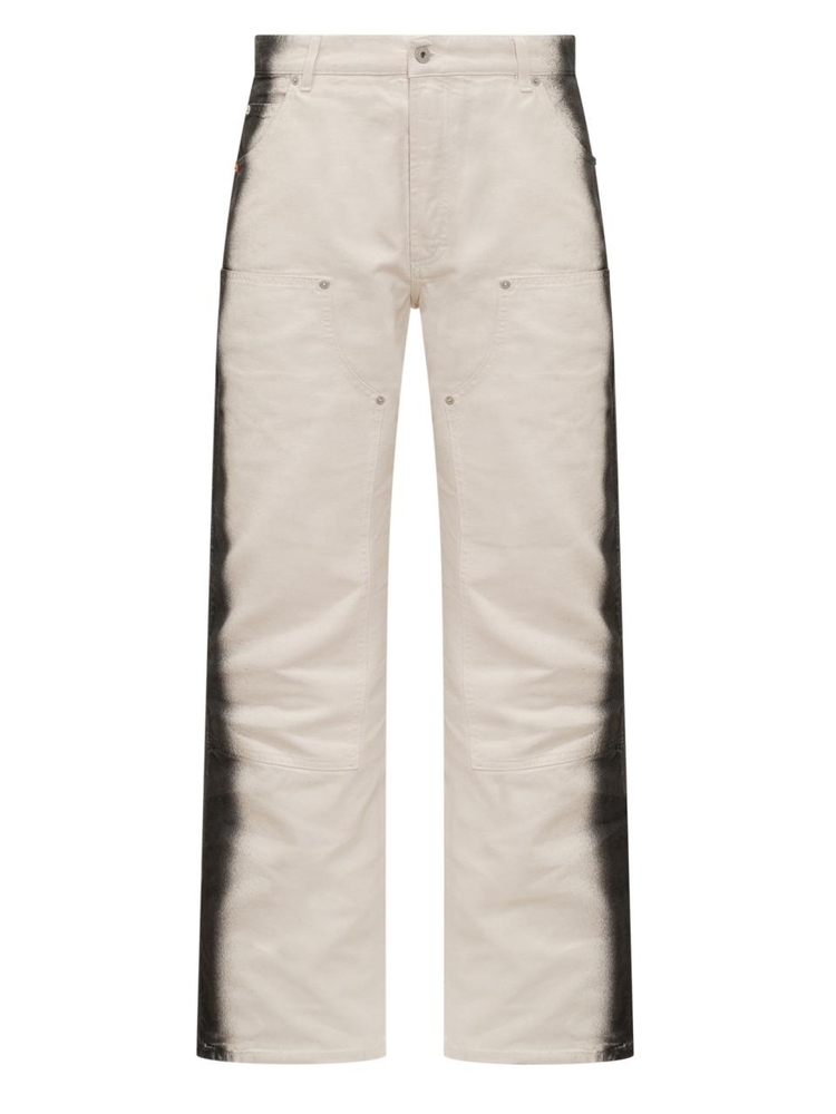 헤론프레스톤 SS23 HERON PRESTON Pants HMCA027S23FAB002 0110 WHITE BLACK