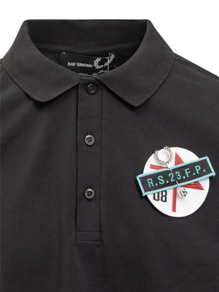 라프 시몬스 SS23 FRED PERRY RAF SIMONS Polo FPSM420145 102 BLACK