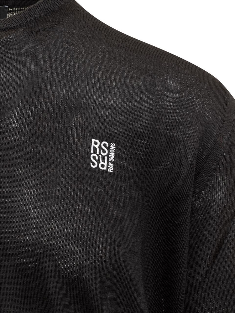 라프시몬스 SS23 RAF SIMONS Knitwear 231823A 0099 BLACK