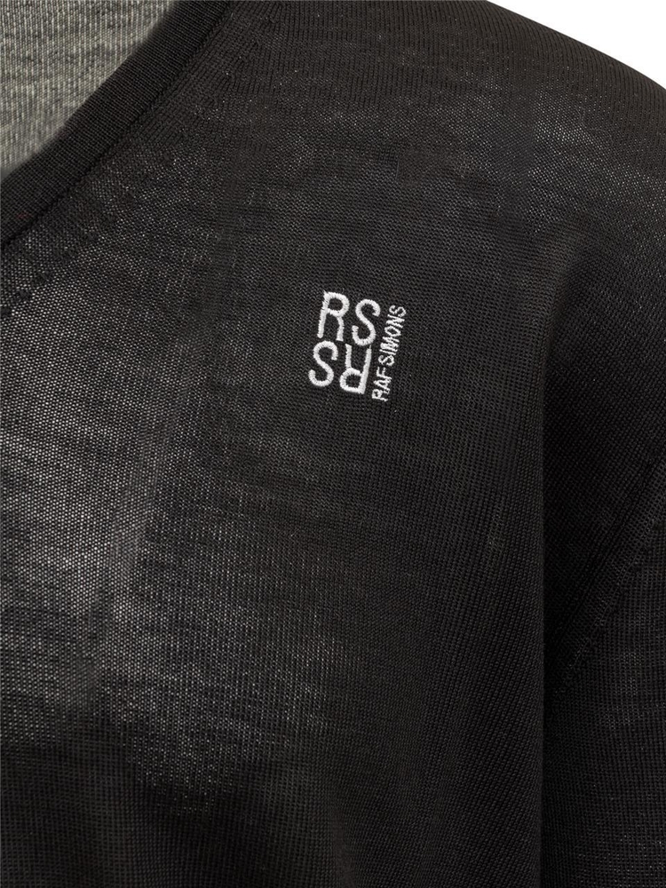 라프시몬스 SS23 RAF SIMONS Knitwear 231822A 0099 BLACK