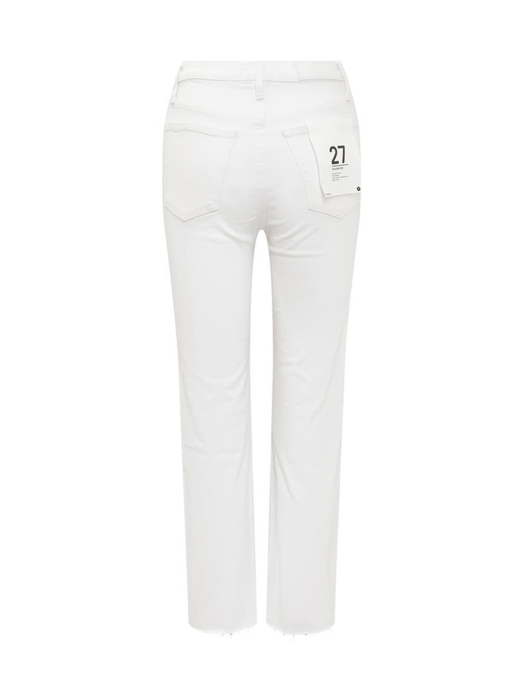 리던 SS22 RE DONE Jeans 1933WSTV27A WORNWHITE BIANCO