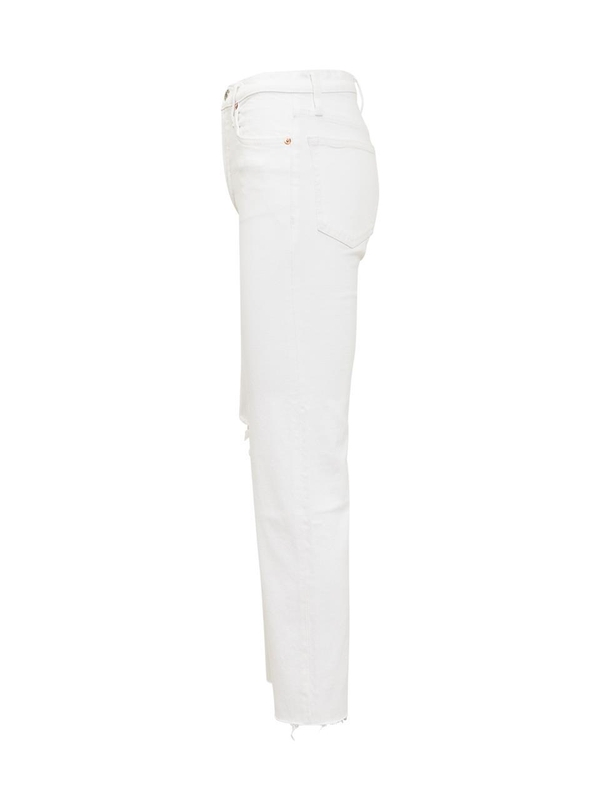 리던 SS22 RE DONE Jeans 1933WSTV27A WORNWHITE BIANCO