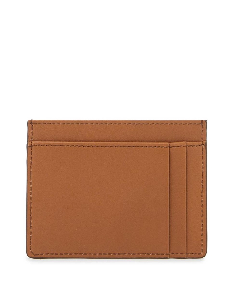 미우미우 FW24 leather card holder 5MC076 2CSB COGNAC+PALISSANDRO