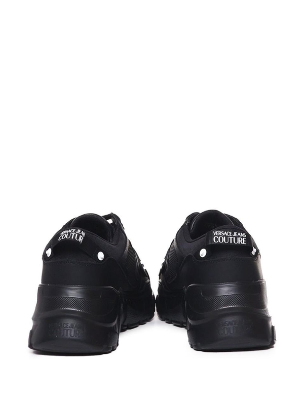 베르사체 진스 꾸뛰르 FW24 VERSACE JEANS COUTURE Sneakers Black 77YA3SC4ZP325899 Black