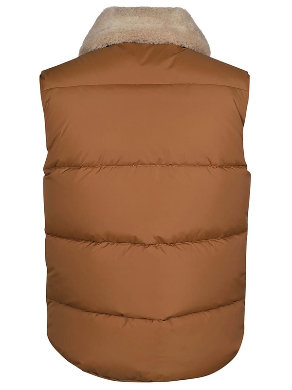 아페쎄 FW24 TEDDY DOWN VEST PAAFW M30201 Brown