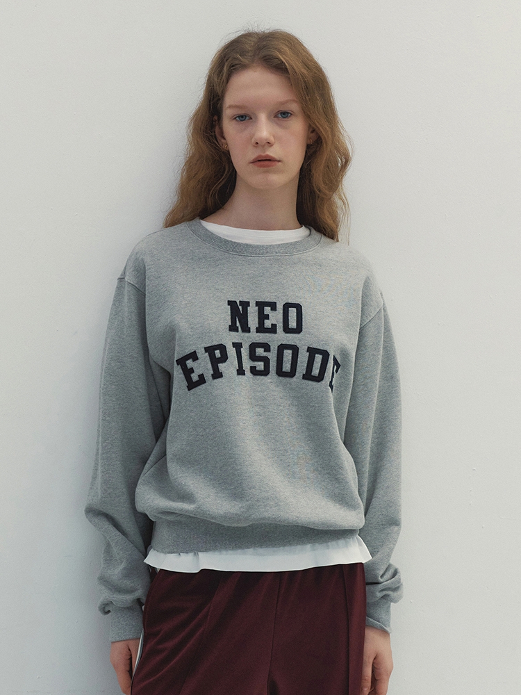 Neo Round Sweatshirt (Melange Gray)